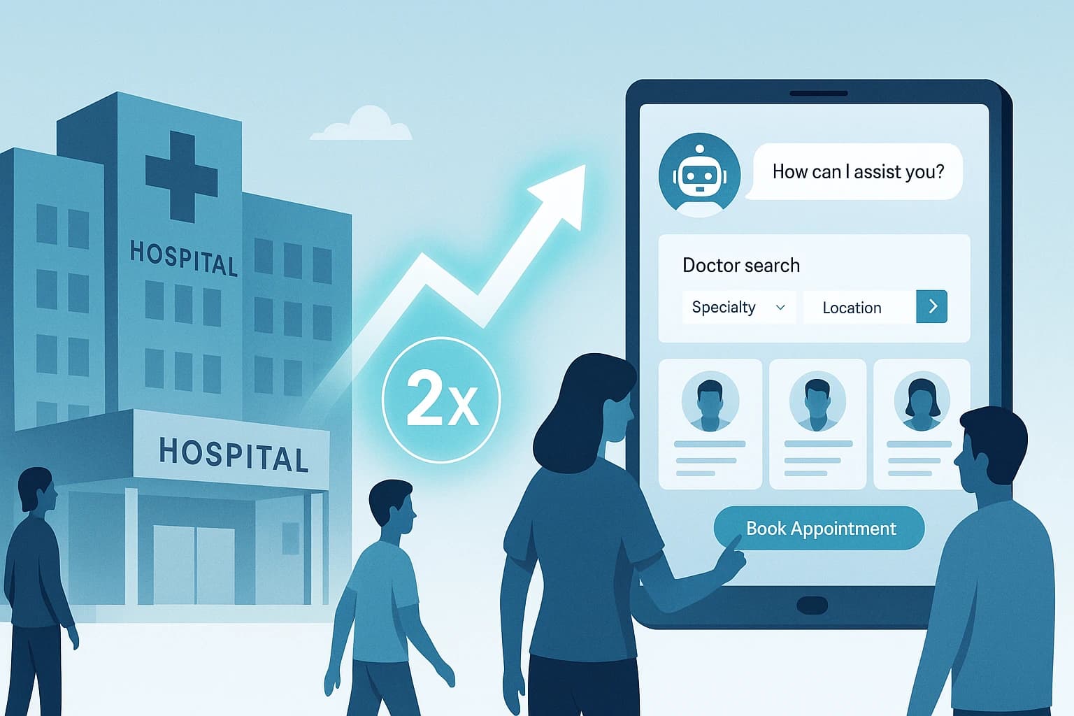 Case Study: How a Hospital Increased Patient Inquiries by 2x with a Digital Storefront