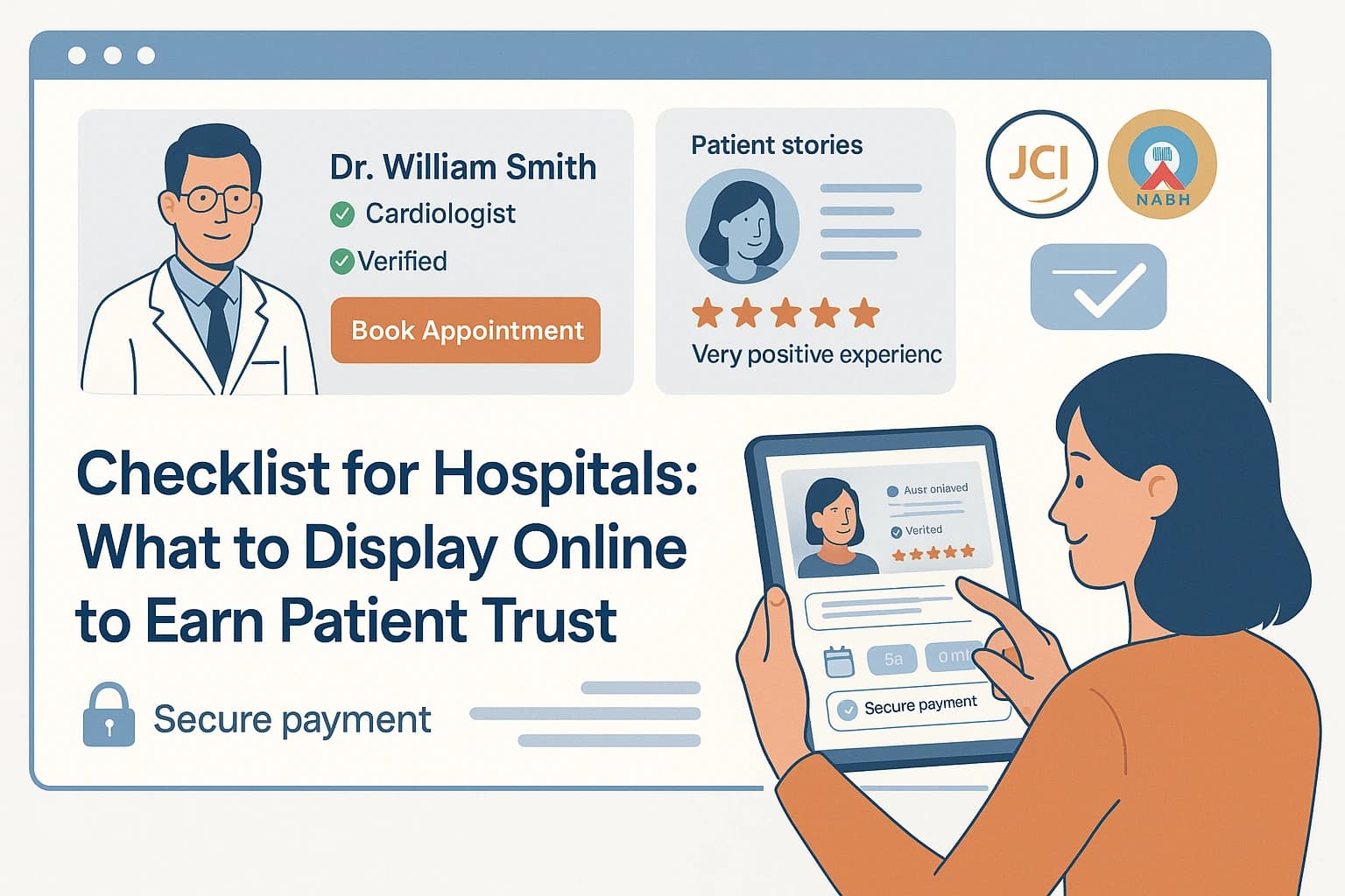 Checklist for Hospitals: What to Display Online to Earn Patient Trust